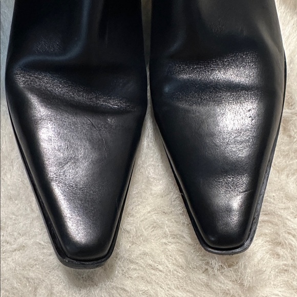 Coach Black Leather Heeled Boots - Picture 8 of 9